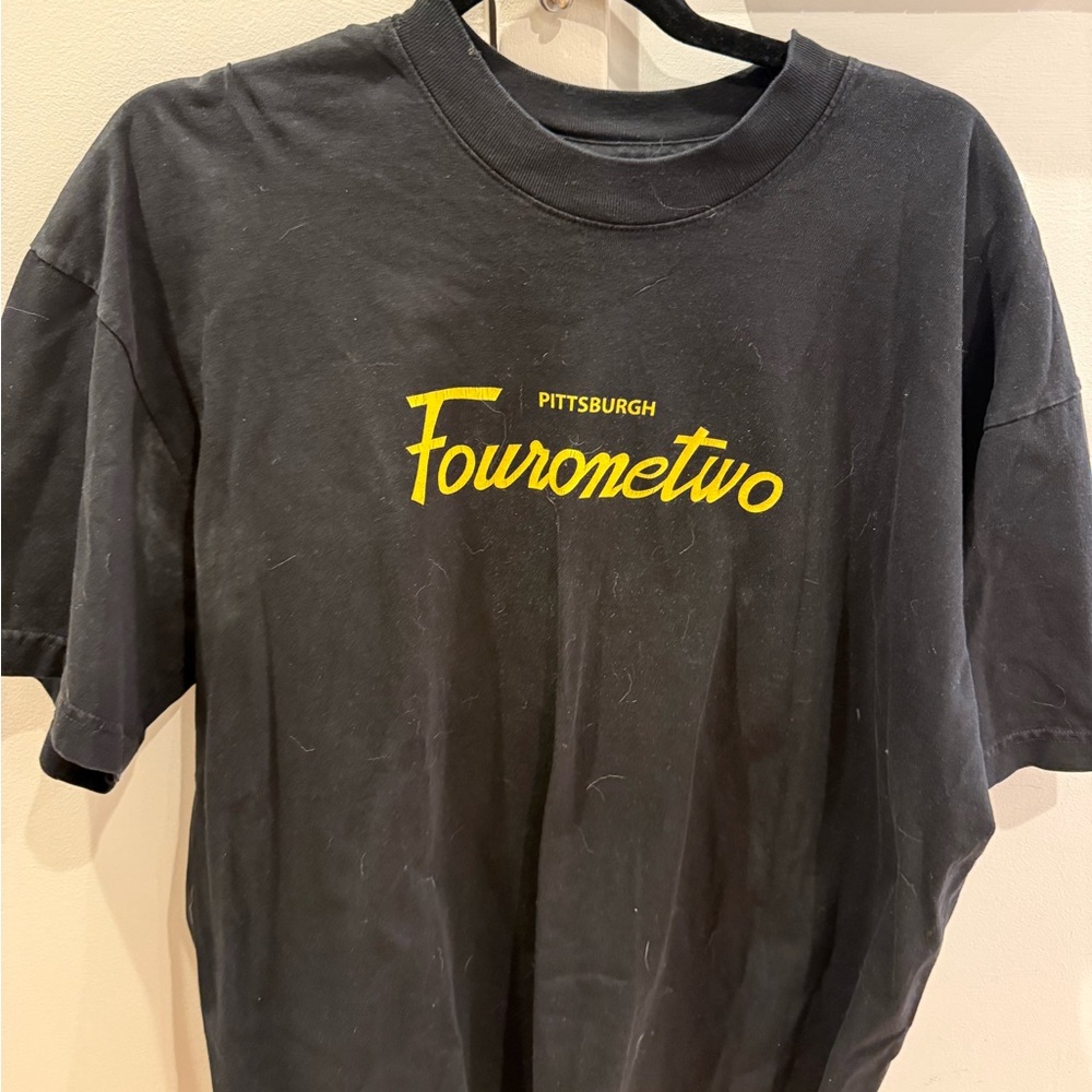 Fouronetwo Pittsburgh Black Graphic Tee